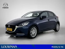 Blauw metallic Gebruikt 2021 Mazda 2 Luxury Hatchback | € 18.945 (Eerlijke prijs)