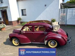 Rood Gebruikt 1951 Renault 4CV Cabriolet | € 16.500