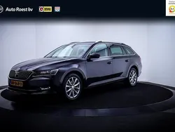 Zwart Gebruikt 2015 Skoda Superb Business Line Stationwagen | € 12.950 (Duur)