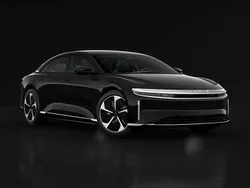 Zwart, metallic lak Nieuw 2025 Lucid Air Pure Sedan | € 99.800