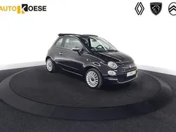 Zwart Gebruikt 2018 Fiat 500C Lounge Cabriolet | € 13.900 (Eerlijke prijs)