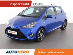 Blauw Gebruikt 2019 Toyota Yaris Hybrid Style Hatchback | € 14.949 (Super prijs)