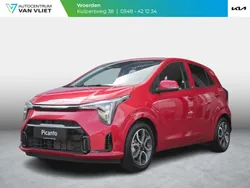 Rood, metallic lak Nieuw 2024 Kia Picanto Hatchback | € 20.390 (Eerlijke prijs)