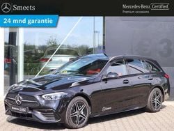 Zwart, metallic lak Gebruikt 2025 Mercedes C300e AMG line Stationwagen | € 62.444 (Duur)