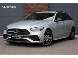 Zilver Gebruikt 2023 Mercedes C300 AMG line Stationwagen | € 39.500 (Super prijs)