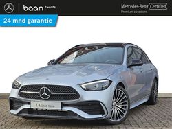 Zilver, metallic lak Gebruikt 2024 Mercedes C180 AMG line Stationwagen | € 59.900