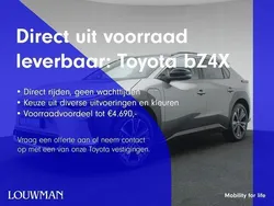 Grijs metallic Nieuw 2025 Toyota bZ4X Active SUV | € 42.499 (Eerlijke prijs)