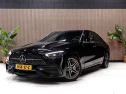 Zwart, metallic lak Gebruikt 2024 Mercedes C300e AMG line Sedan | € 59.950 (Iets duurder)