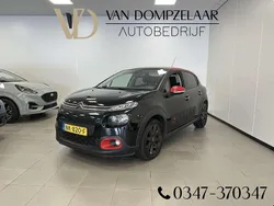 Zwart Gebruikt 2017 Citroën C3 PureTech Hatchback | € 9.855 (Iets duurder)