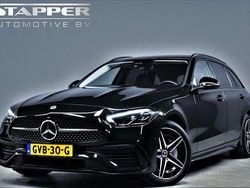 Zwart Gebruikt 2022 Mercedes C300e AMG line Stationwagen | € 34.995 (Goede deal)
