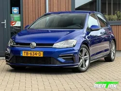 Blauw Gebruikt 2018 VW Golf VII R-line Hatchback | € 16.950 (Eerlijke prijs)