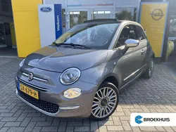 Grijs Gebruikt 2018 Fiat 500C Lounge Cabriolet | € 11.900 (Eerlijke prijs)