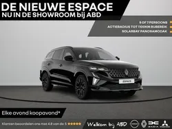 Noir étoilé (zwart mica) Nieuw 2025 Renault Espace Esprit Alpine MPV | € 54.865 (Iets duurder)