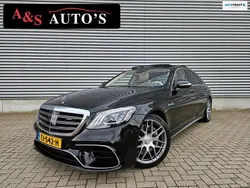 Zwart Gebruikt 2018 Mercedes S63 AMG Premium Plus Sedan | € 74.950 (Super prijs)