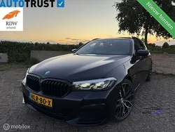 Zwart Gebruikt 2021 BMW 530e M Sport Stationwagen | € 37.500 (Super prijs)