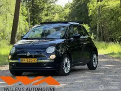 Zwart, metallic lak Gebruikt 2014 Fiat 500 Lounge Cabriolet | € 7.495 (Eerlijke prijs)