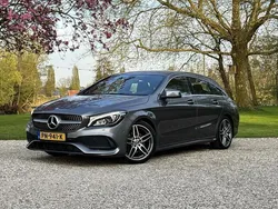 Grijs, metallic lak Gebruikt 2017 Mercedes CLA180 AMG line Sedan | € 16.950 (Eerlijke prijs)