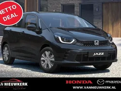 Zwart Nieuw 2025 Honda Jazz Elegance Hatchback | € 29.900 (Super prijs)