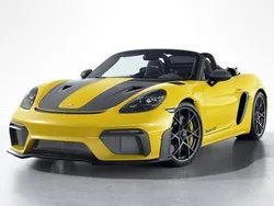 Geel Nieuw 2024 Porsche 718 Spyder Cabriolet | € 309.258 (Super prijs)