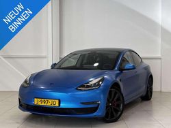 Blauw Gebruikt 2020 Tesla Model 3 Performance Sedan | € 29.800 (Eerlijke prijs)