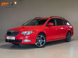 Rood Gebruikt 2013 Skoda Superb Business Line Stationwagen | € 7.000