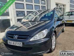 Zwart Gebruikt 2005 Peugeot 307 Stationwagen | € 1.499 (Duur)