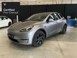 Zilver Gebruikt 2024 Tesla Model Y Long Range SUV | € 47.500 (Iets duurder)