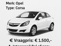Wit Gebruikt 2008 Opel Corsa Business Hatchback | € 1.500 (Eerlijke prijs)