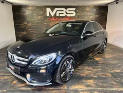 Zwart Gebruikt 2018 Mercedes C180 AMG Sedan | € 17.950 (Super prijs)