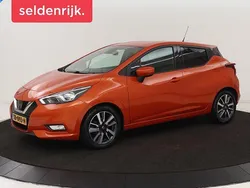 Oranje, metallic lak Gebruikt 2018 Nissan Micra N-Connecta Hatchback | € 9.900 (Goede deal)