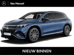 Blauw Nieuw 2025 Mercedes EQS450+ AMG line SUV | € 117.184 (Iets duurder)