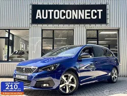 Blauw Gebruikt 2019 Peugeot 308 GT-line Stationwagen | € 12.950 (Eerlijke prijs)