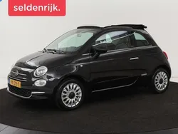 Zwart Gebruikt 2017 Fiat 500C Lounge Cabriolet | € 8.900 (Eerlijke prijs)