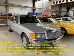 Zilver Gebruikt 1986 Mercedes 420 | € 13.500
