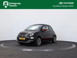 Zwart Gebruikt 2016 Fiat 500C Lounge Cabriolet | € 8.450 (Eerlijke prijs)