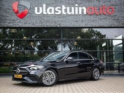 Zwart Gebruikt 2022 Mercedes C300 AMG line Sedan | € 38.950 (Super prijs)
