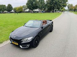 Zwart Gebruikt 2017 BMW 218 Luxury Line Cabriolet | € 17.199 (Super prijs)