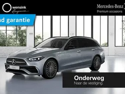 Grijs Gebruikt 2022 Mercedes C180 AMG line Stationwagen | € 38.850 (Duur)