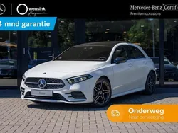 Wit Gebruikt 2020 Mercedes A180 AMG line Hatchback | € 28.850 (Iets duurder)
