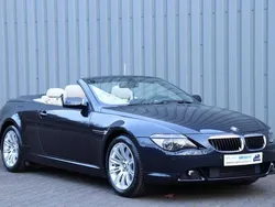 Blauw, metallic lak Gebruikt 2006 BMW 630 Cabriolet Executive Cabriolet | € 27.500