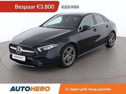 Zwart Gebruikt 2020 Mercedes A180 AMG line Hatchback | € 20.349 (Super prijs)