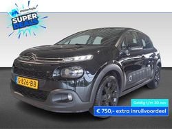 Zwart Gebruikt 2019 Citroën C3 PureTech Hatchback | € 11.990 (Eerlijke prijs)