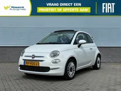 Wit Gebruikt 2017 Fiat 500C Lounge Cabriolet | € 13.895 (Duur)