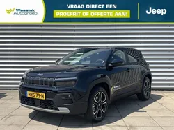 Zwart Nieuw 2025 Jeep Avenger Summit SUV | € 39.940 (Eerlijke prijs)