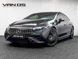 Grijs, metallic lak Gebruikt 2022 Mercedes EQS580 AMG line Hatchback | € 74.995