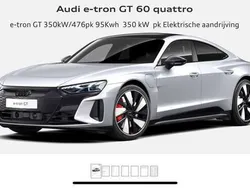 Zilver Gebruikt 2021 Audi e-tron GT quattro Sedan | € 47.500