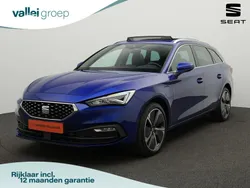 Blauw, metallic lak Gebruikt 2021 Seat Leon XCELLENCE Stationwagen | € 23.900 (Eerlijke prijs)