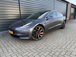 Grijs Gebruikt 2020 Tesla Model 3 Performance Sedan | € 20.750 (Goede deal)