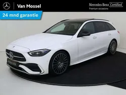 Wit Gebruikt 2022 Mercedes C180 AMG line Stationwagen | € 48.945