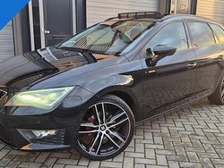 Zwart Gebruikt 2016 Seat Leon ST FR Stationwagen | € 14.450 (Iets duurder)